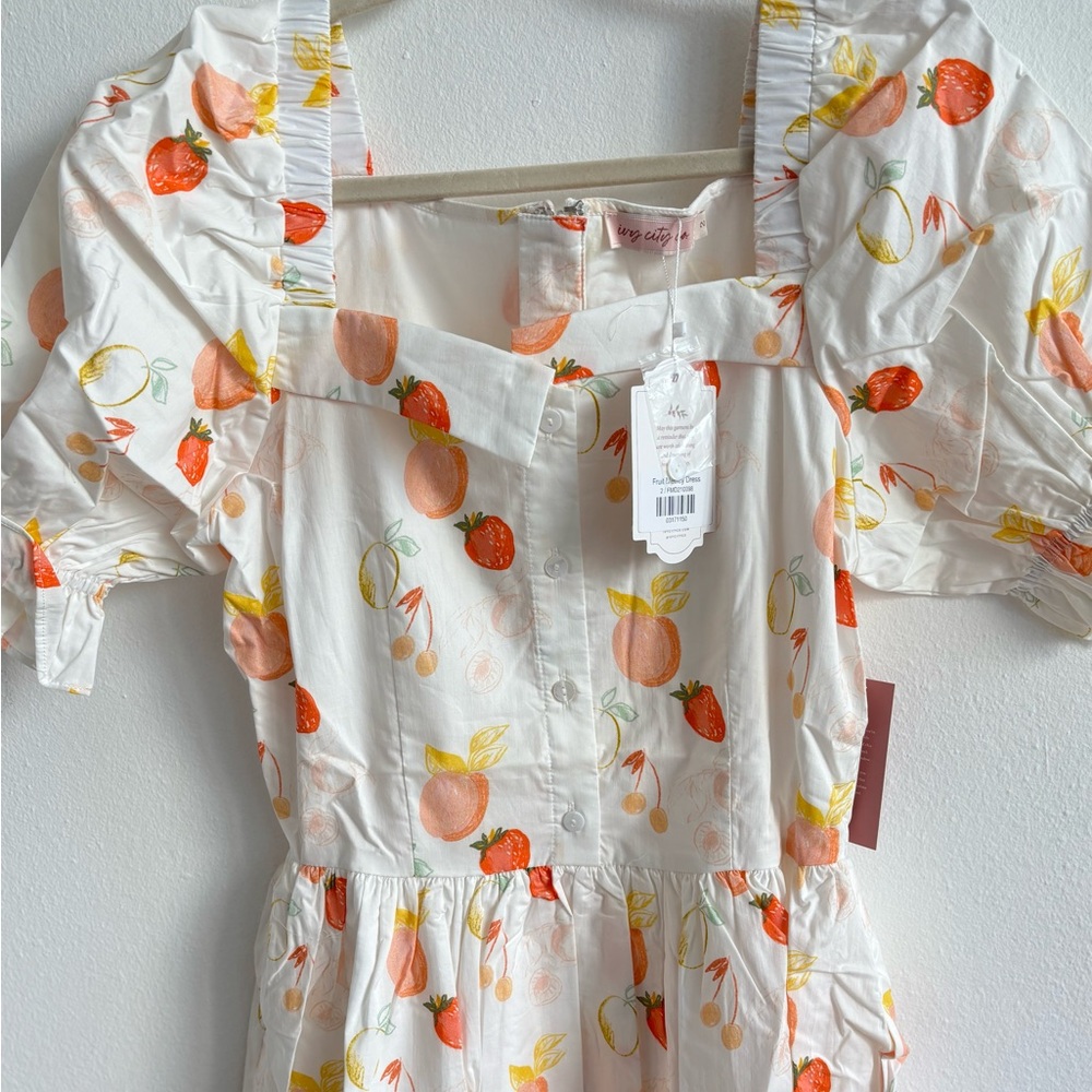 NWT Ivy City Co Fruit Medley Dress size 2 🍊 - Picture 4 of 7